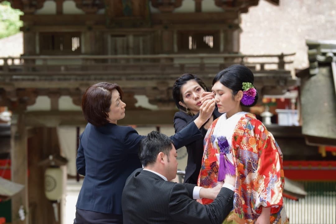 石上神宮の結婚式の写真