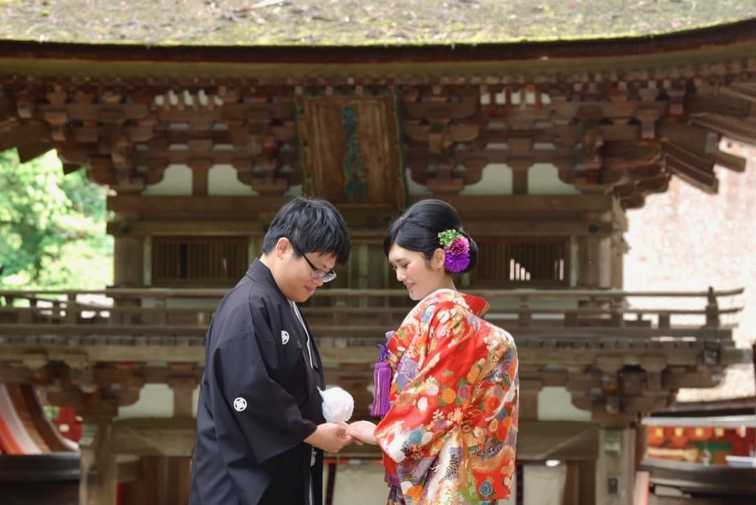 石上神宮の結婚式の写真