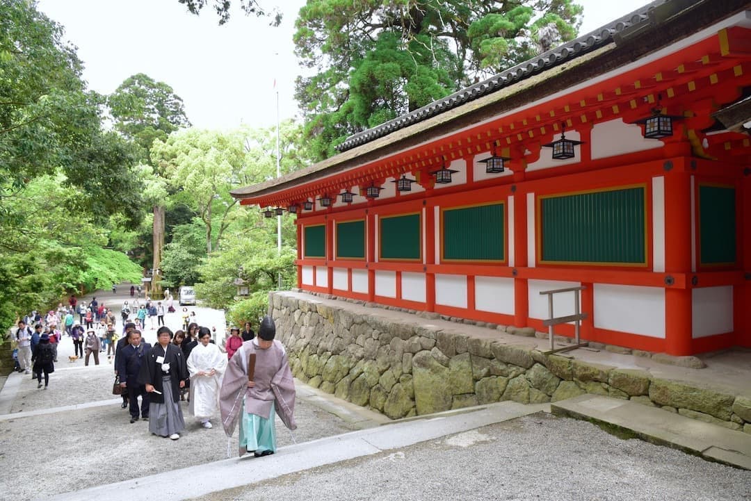 石上神宮の結婚式の写真