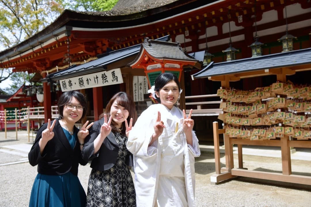 石上神宮の結婚式の写真
