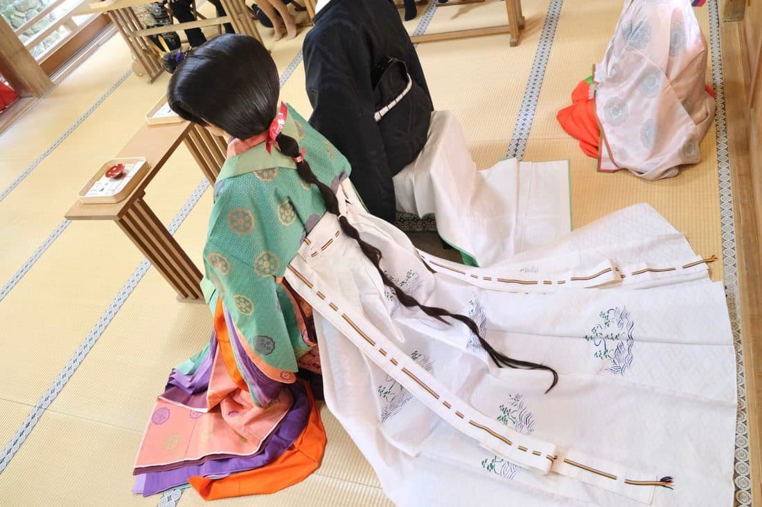 枚岡神社の神前結婚式の写真