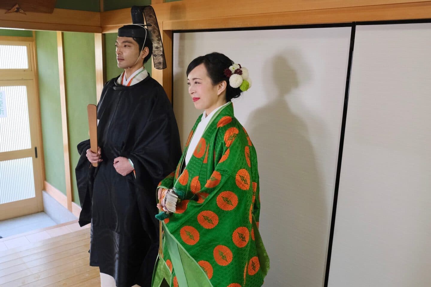 枚岡神社の神前結婚式の写真