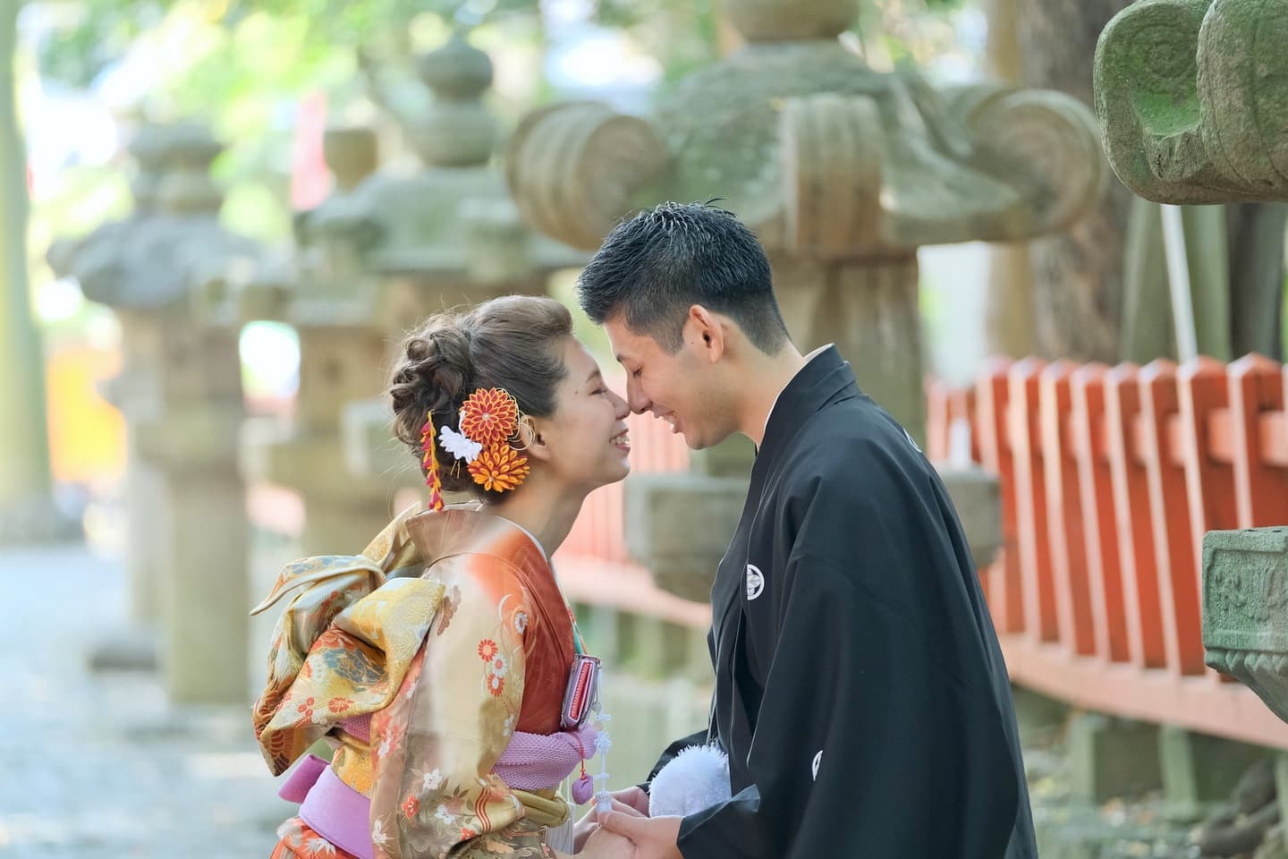 紀州東照宮で結婚式の花嫁さん