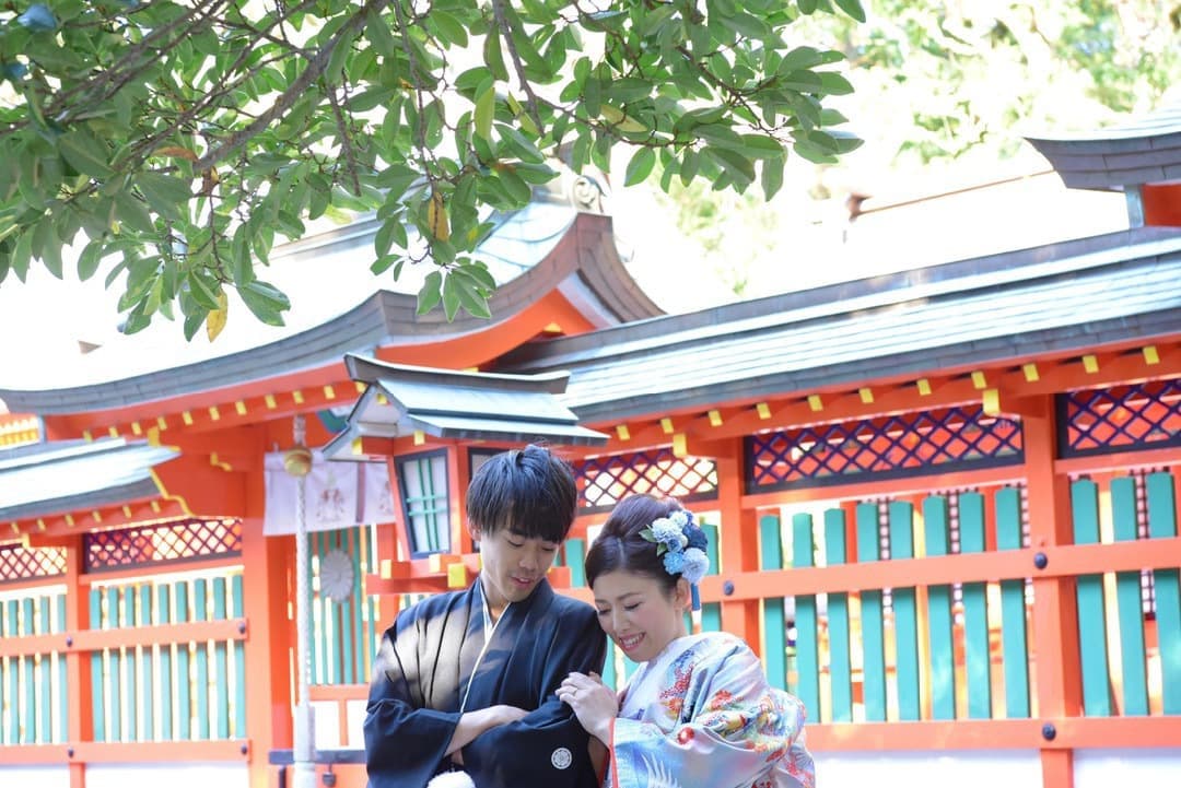 熊野速玉大社で結婚式の写真