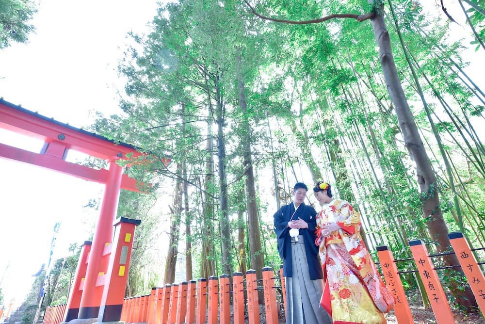 熊野速玉大社で結婚式の写真