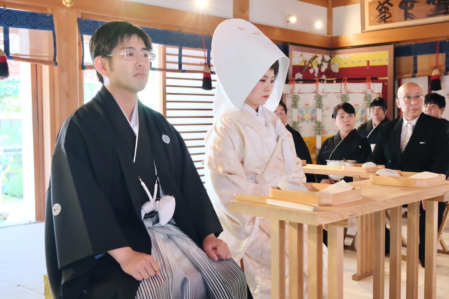 熊野本宮大社での神前結婚式の写真