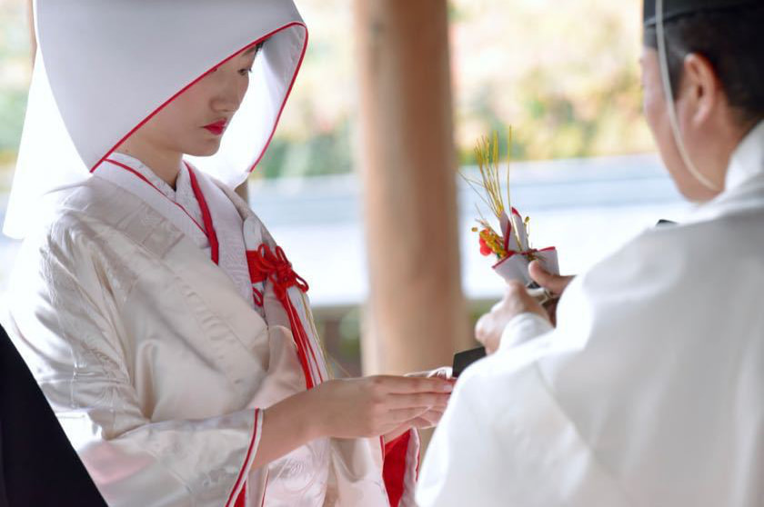 吉野神宮で結婚式の写真