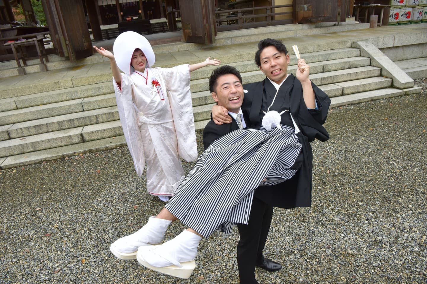 奈良の吉野神宮で結婚式の写真