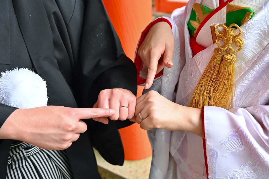 熊野速玉大社の神前結婚式の写真
