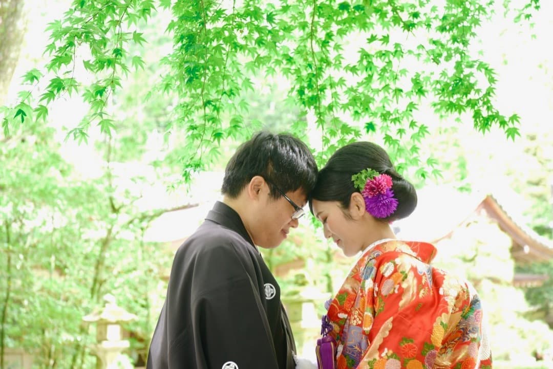 石上神宮の結婚式の写真