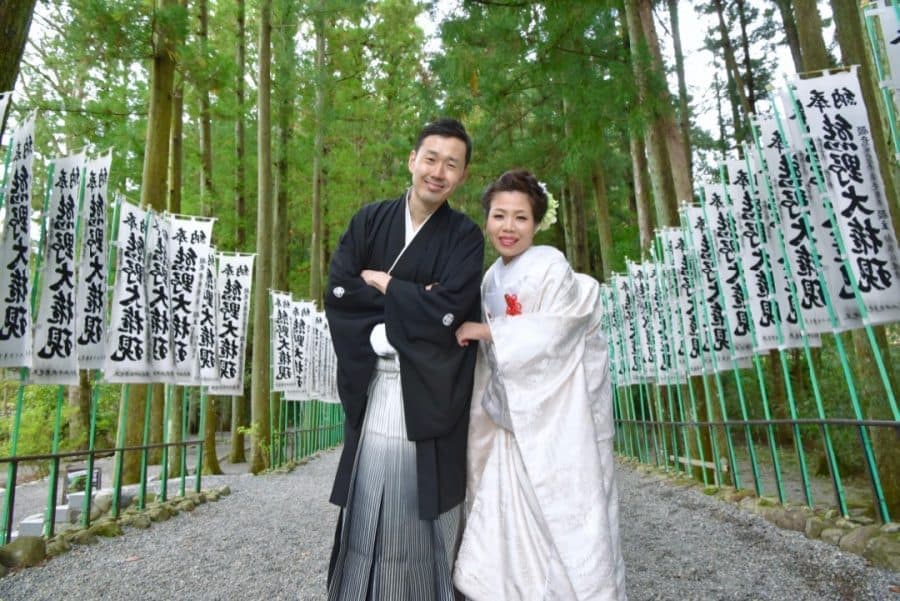 熊野本宮大社の結婚式の写真