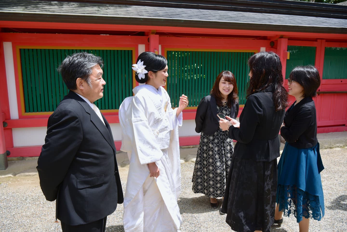 奈良の石上神宮での結婚式