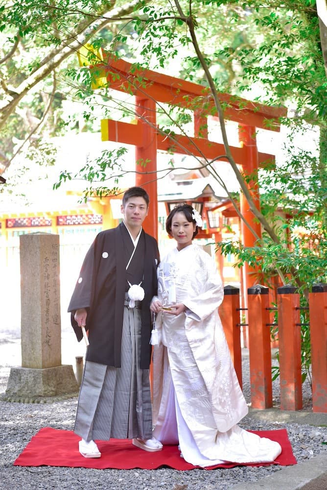 熊野速玉大社での結婚式の写真
