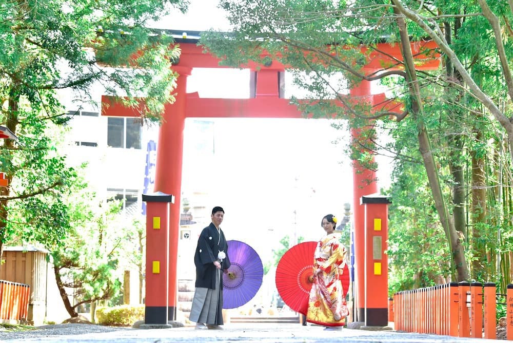熊野速玉大社で結婚式の写真