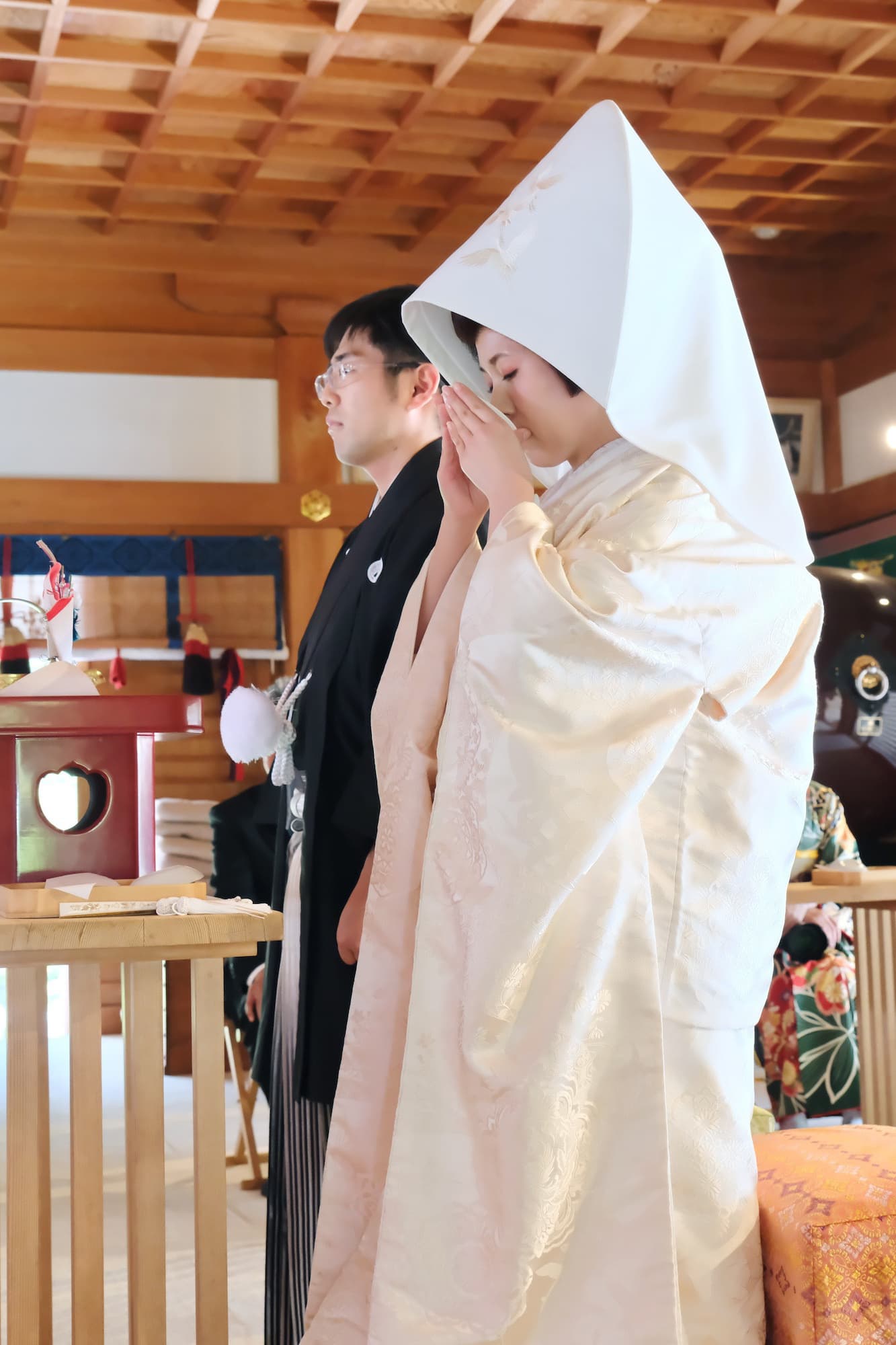 熊野本宮大社での結婚式の写真