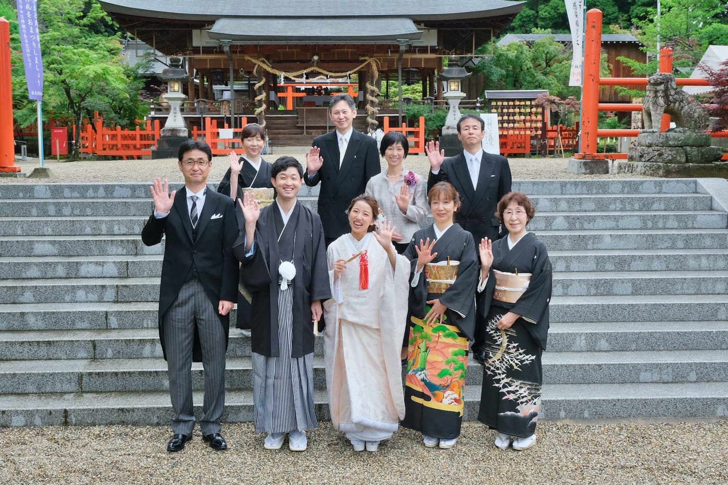 龍田大社の結婚式の写真
