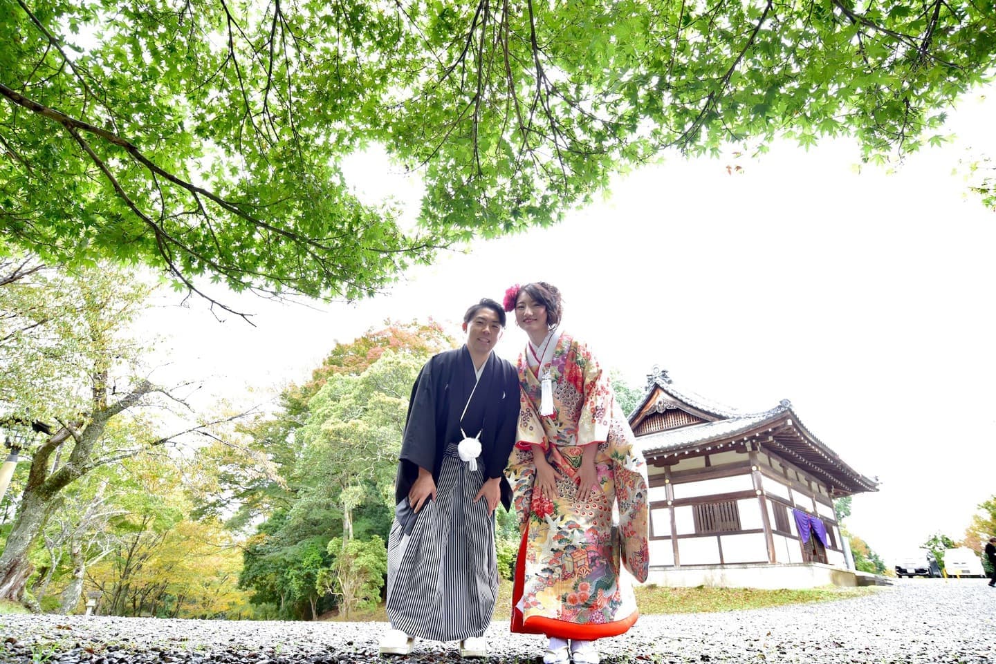 吉野神宮で結婚式の写真