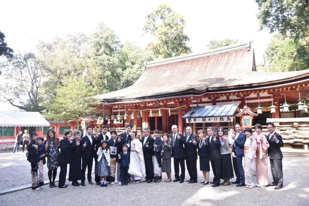 石上神宮の結婚式の写真
