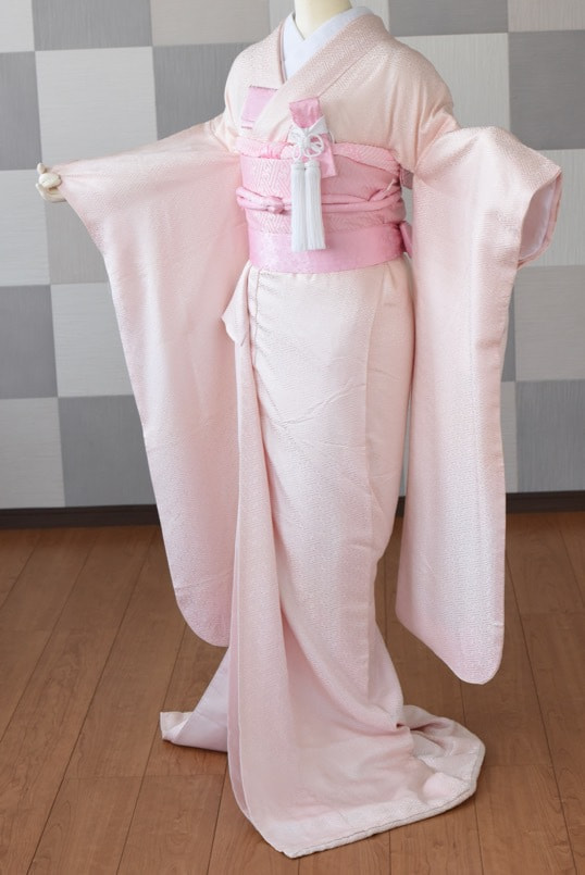 ピンク掛下白無垢豪華かわいい美しいレンタル