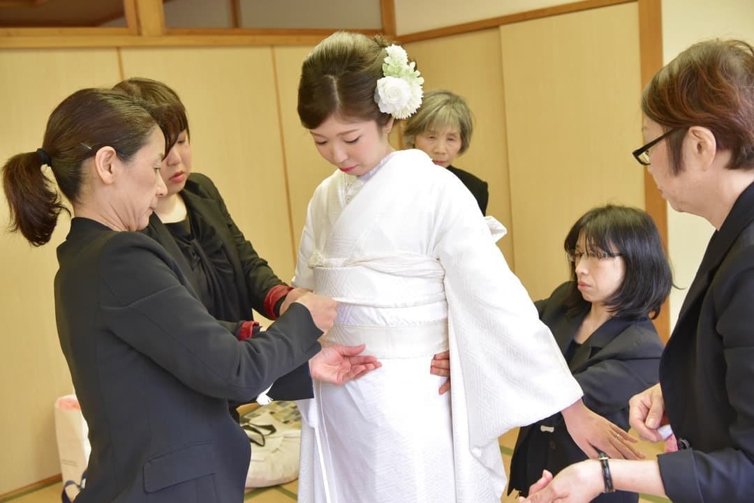結婚式和装掛け下白