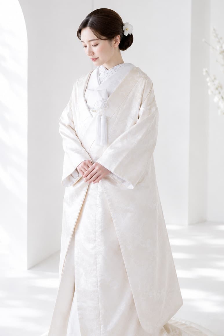 白無垢を着た花嫁様