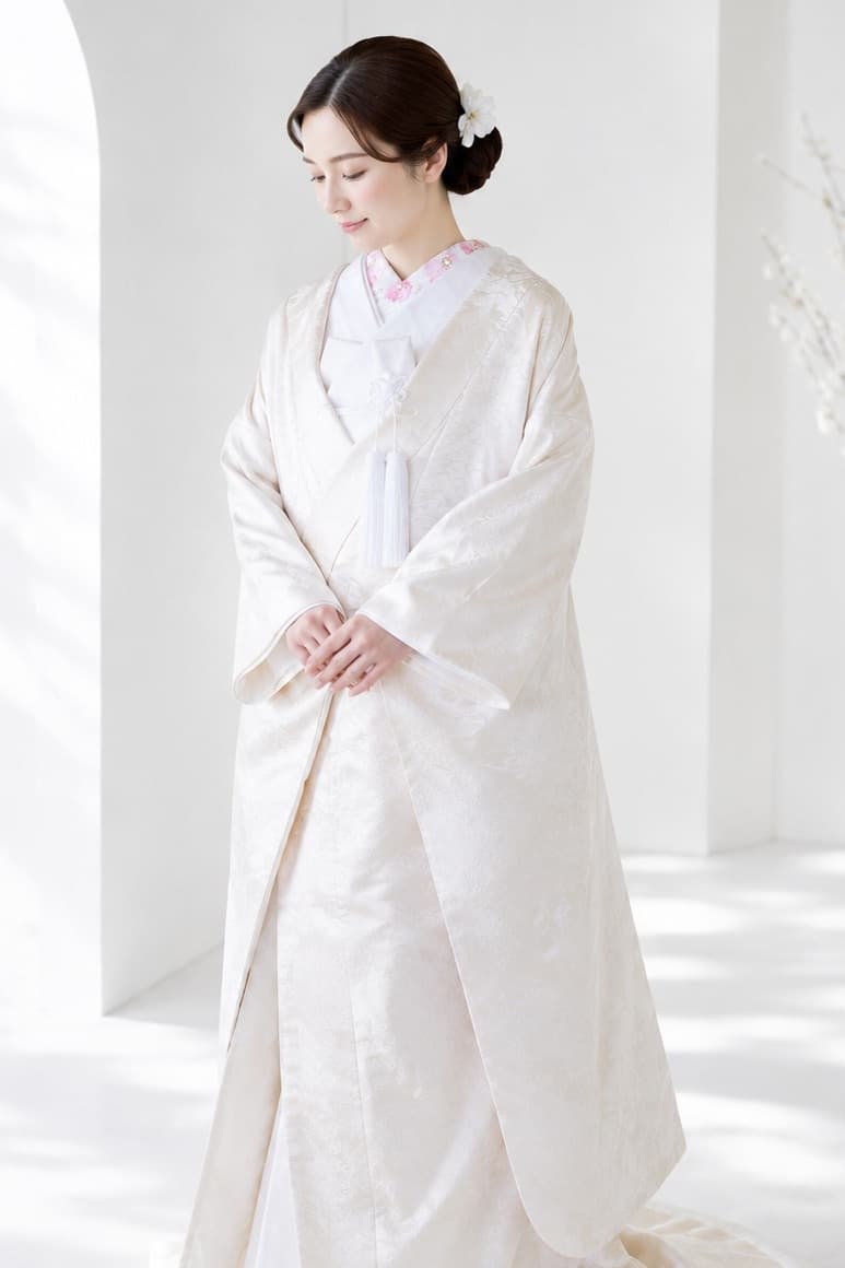 白無垢を着た花嫁様