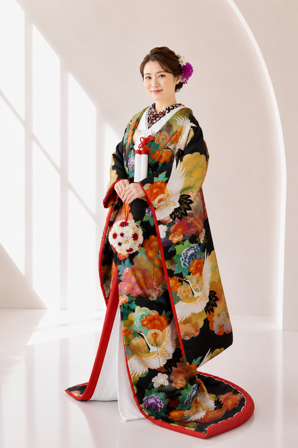 色打掛を着た花嫁様