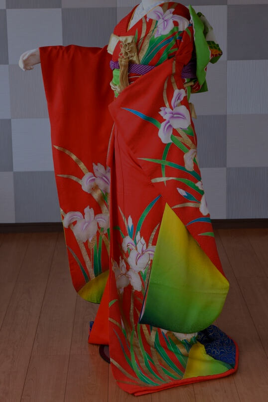 赤引き振袖