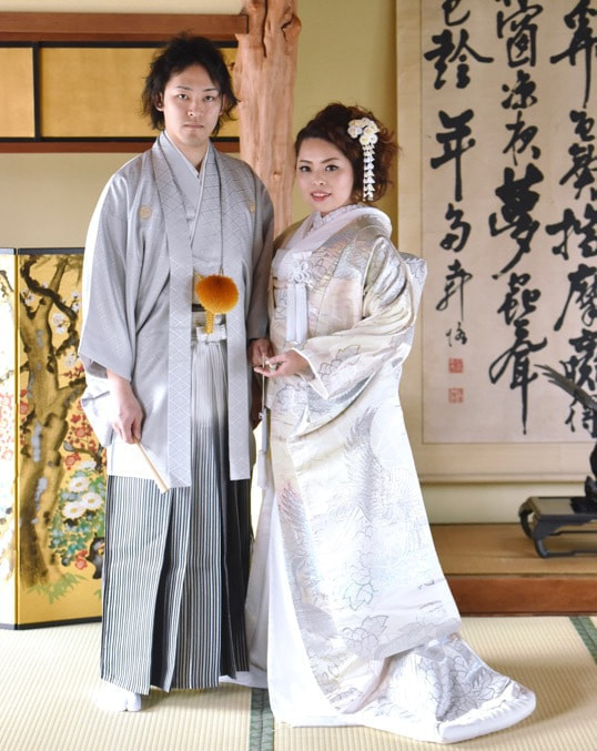光沢色打掛豪華美しいレンタル