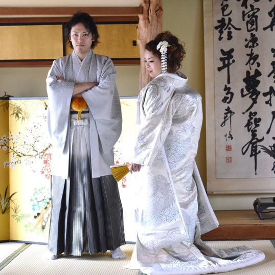 光沢色打掛豪華美しいレンタル