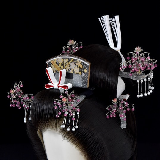 華カツラかんざしかつら用簪レンタル結婚式披露宴