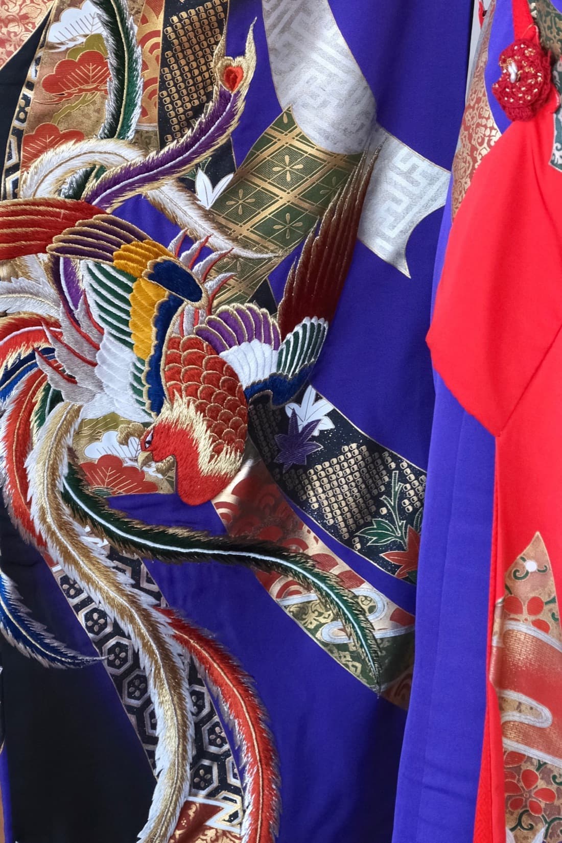 色打掛・桂由美鳳凰