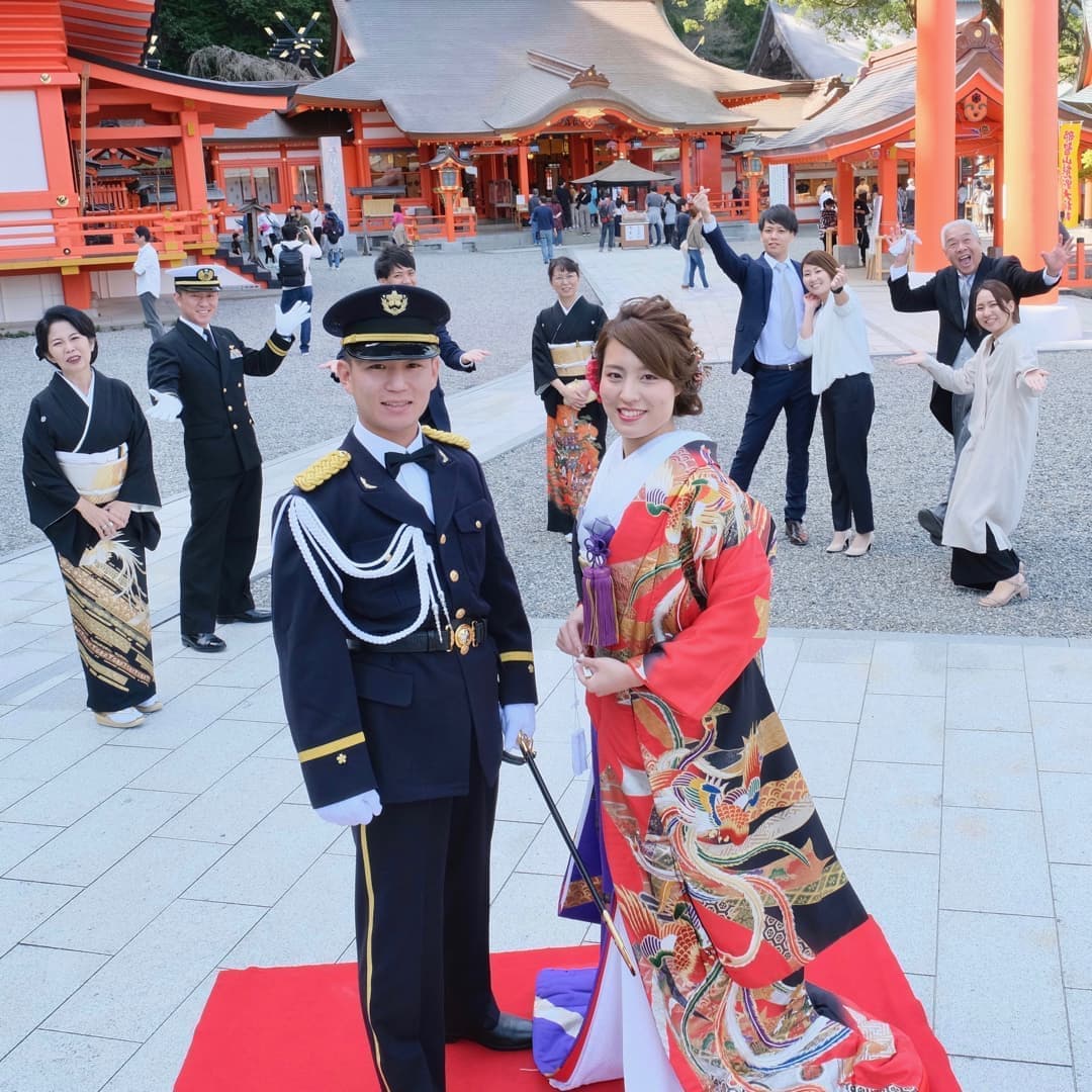 色打掛・桂由美鳳凰