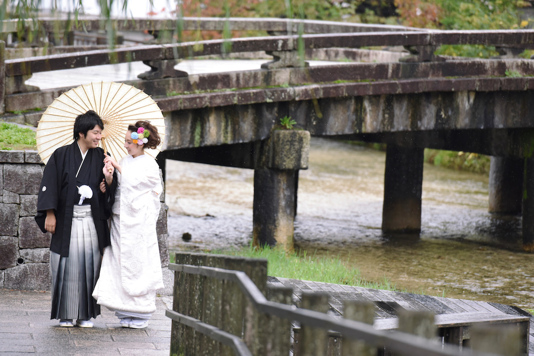 京都嵯峨野竹林と京都祇園で和装前撮り写真