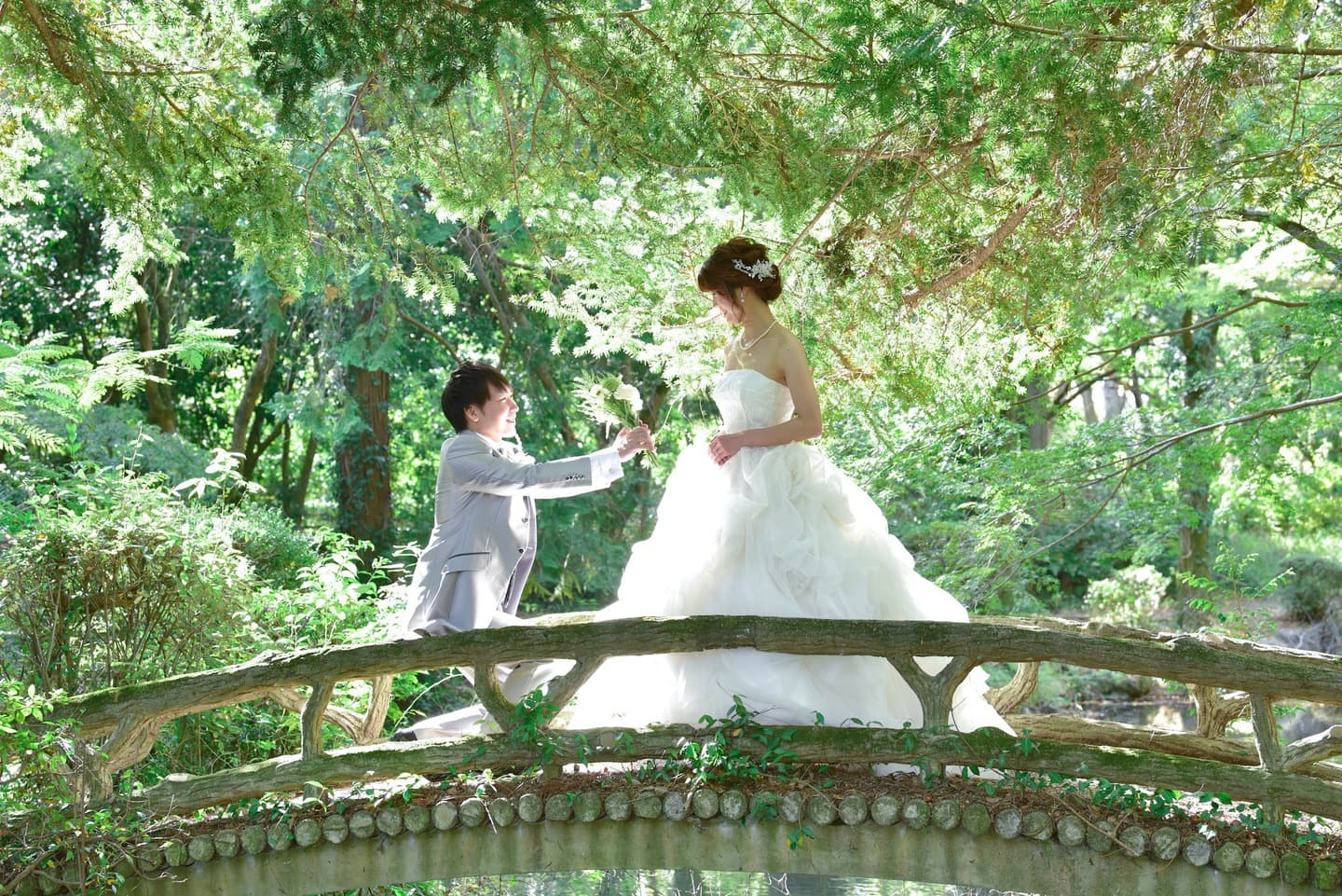 京都でのドレスフォトウェディングの写真