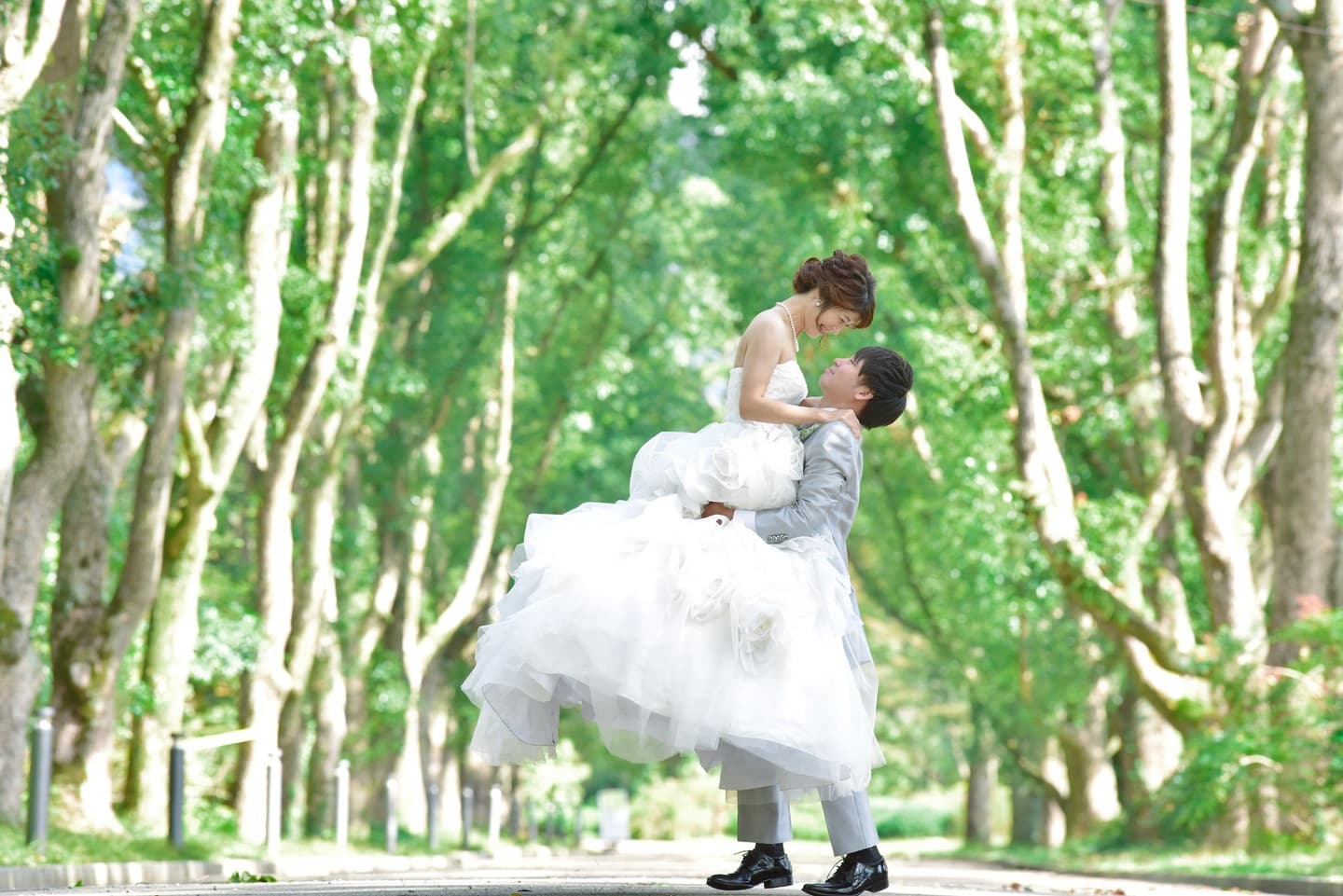 京都でのドレスフォトウェディングの写真