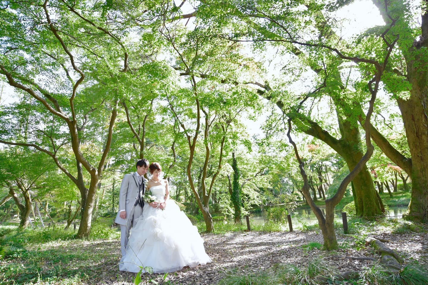 京都でのドレスフォトウェディングの写真