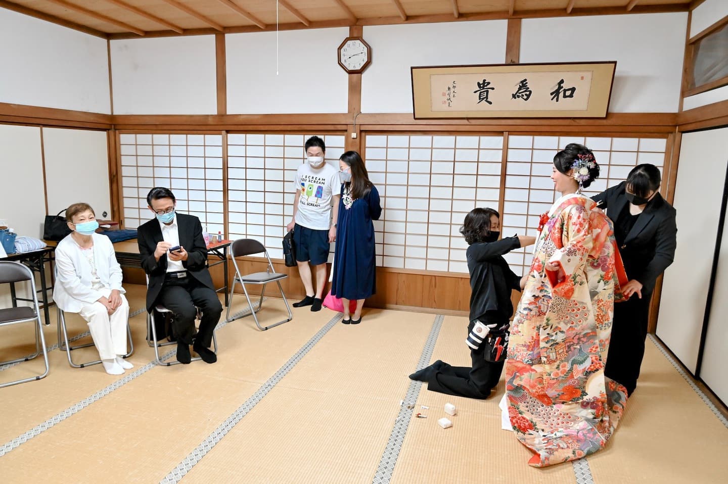 奈良の神社でのフォトウエディング写真