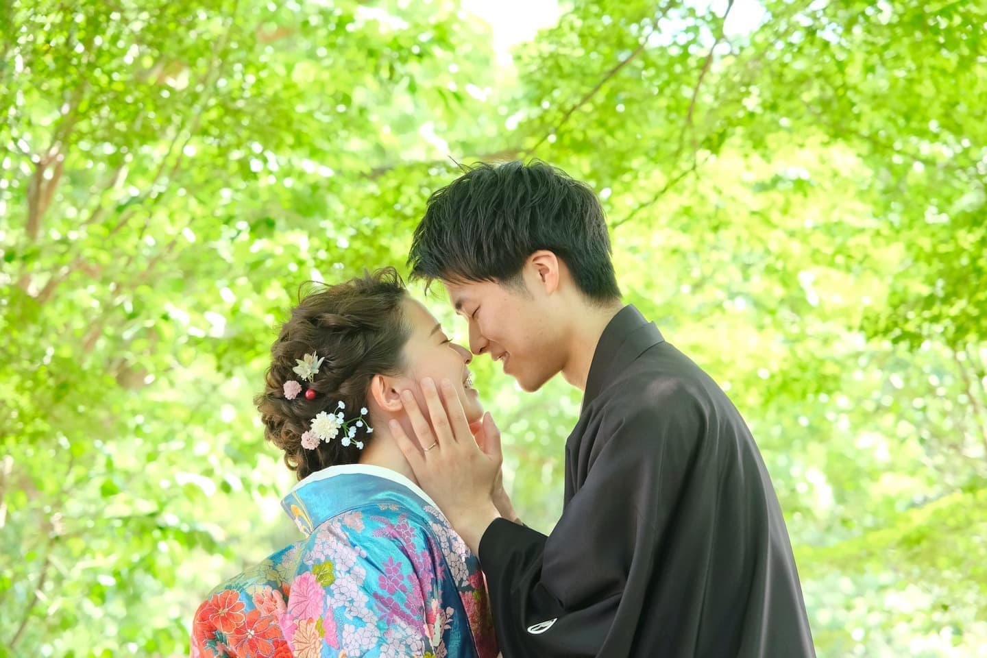 奈良での前撮り写真