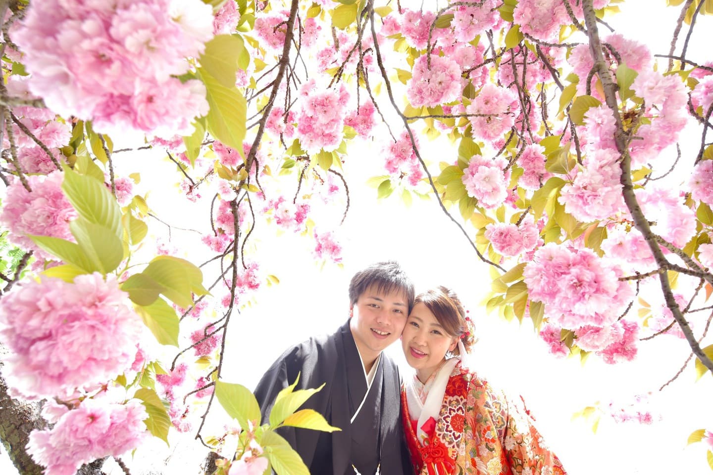 奈良でフォトウエディングの和装写真