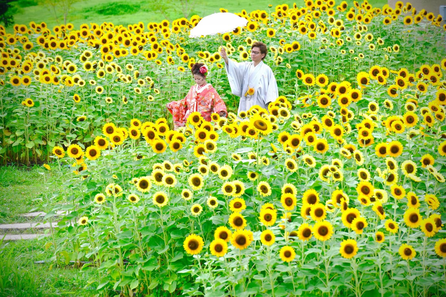 奈良で和装前撮りフォトウェディングの花嫁