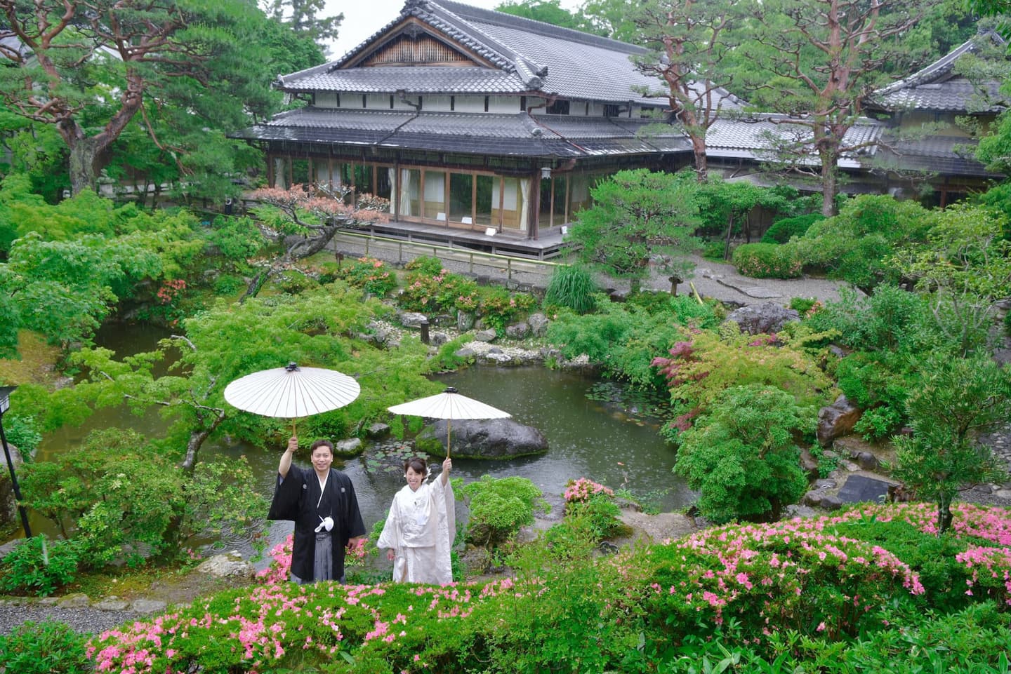 奈良で和装前撮りフォトウェディングの写真