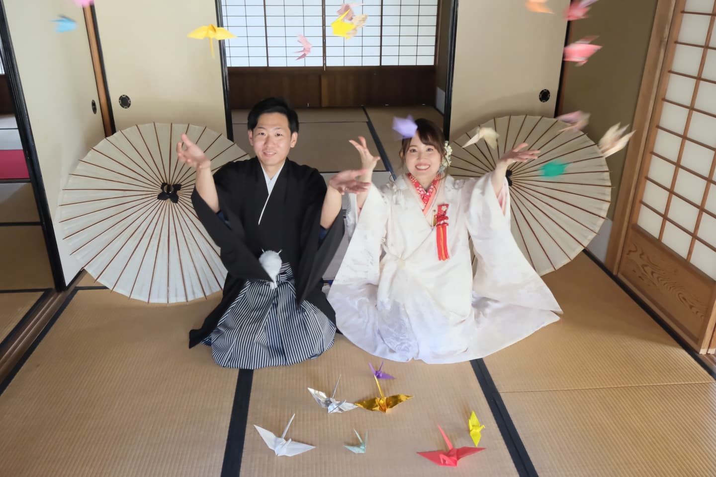 奈良で和装前撮りフォトウェディングの写真