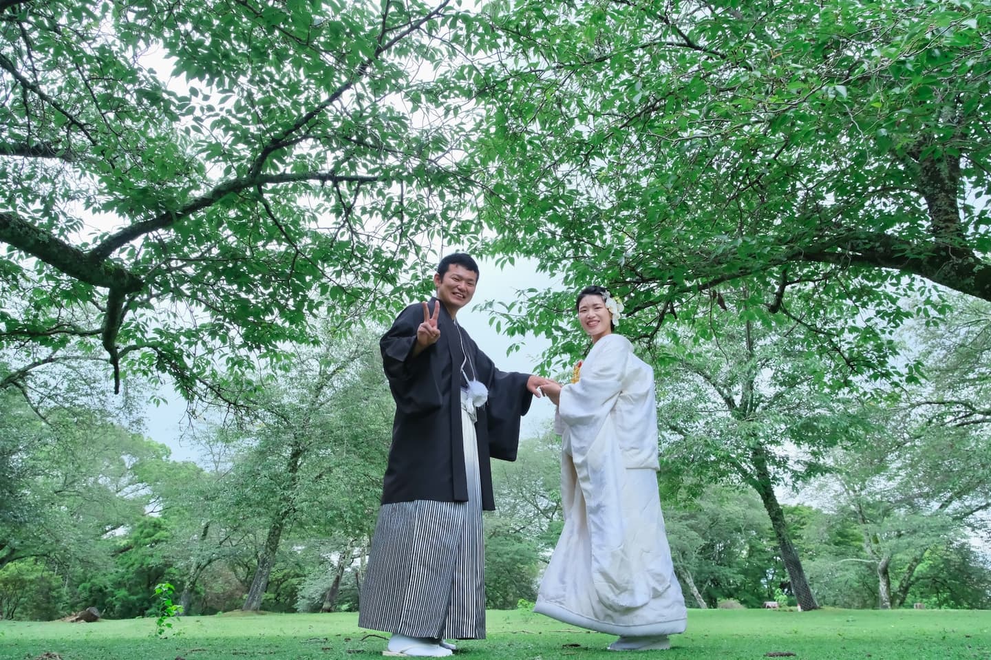 奈良で和装フォトウェディングの衣装