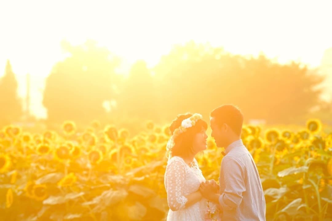 奈良でドレスの結婚写真