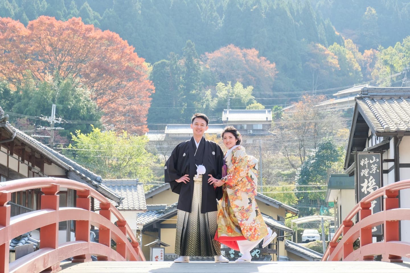 奈良の室生寺での前撮り和装フォトウェディング