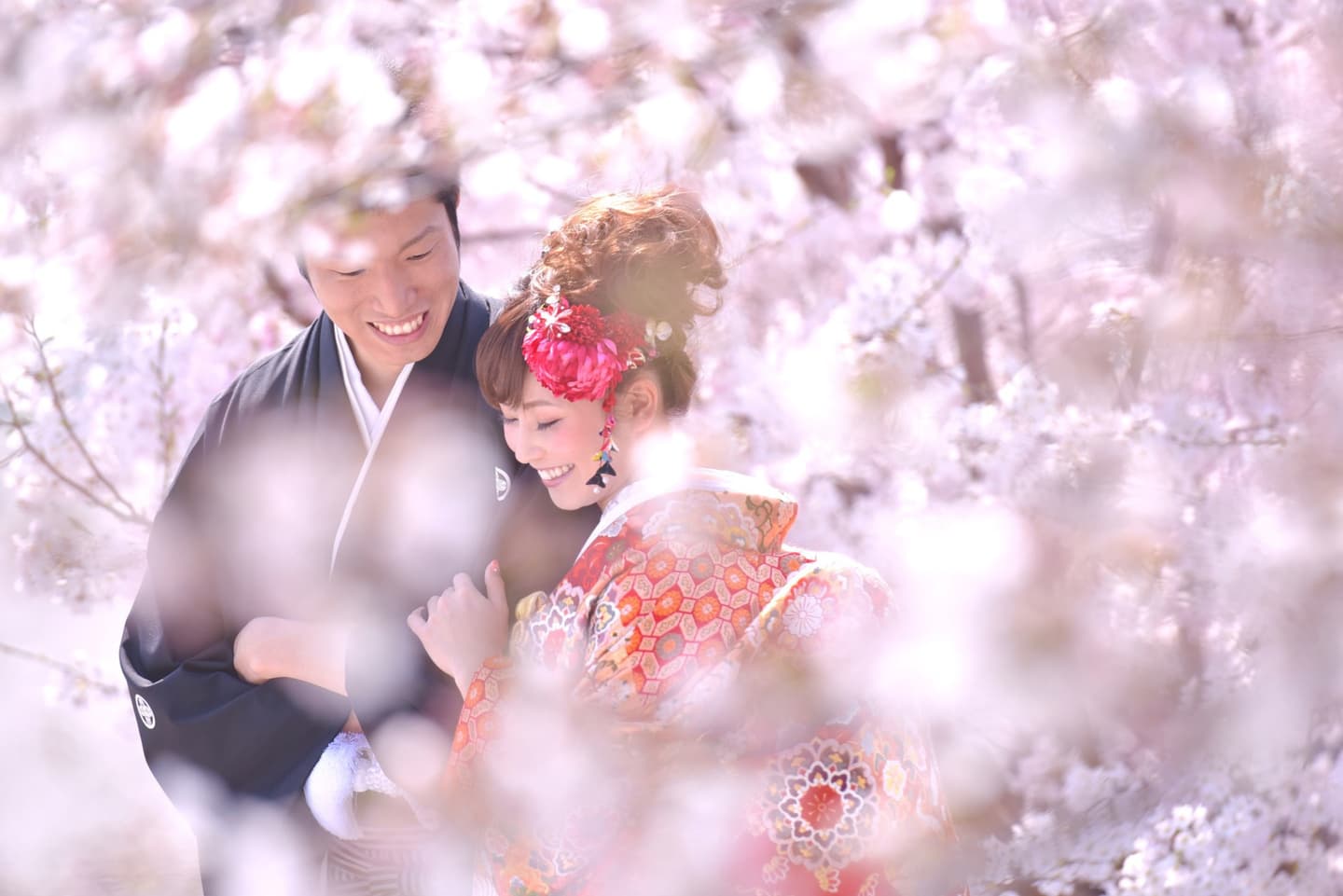 奈良で和装前撮りフォトウェディングの写真