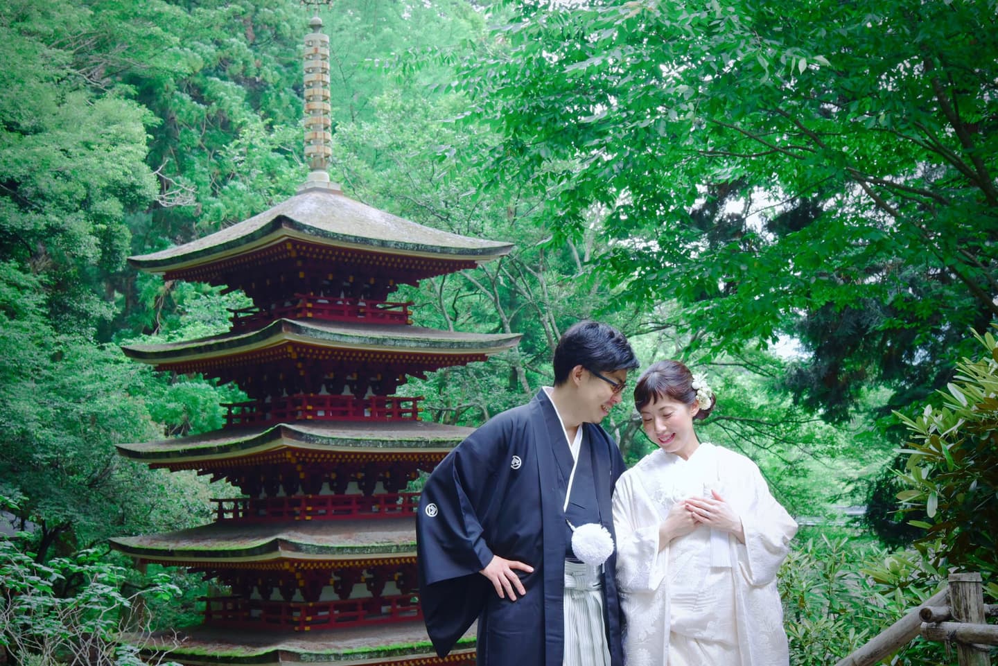 奈良で和装前撮りフォトウェディングの花嫁