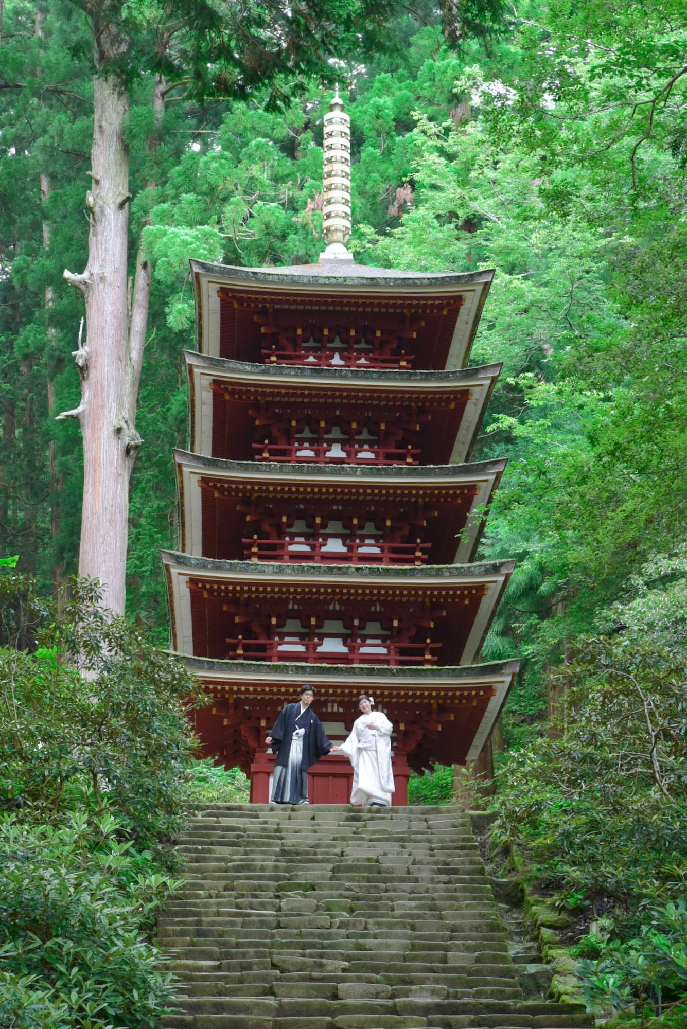 奈良でフォトウエディングの花嫁