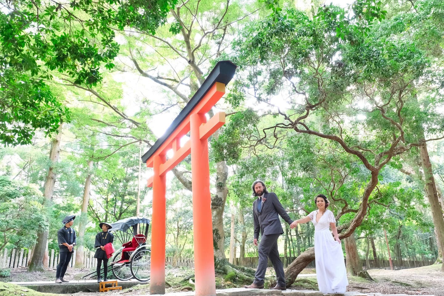 奈良のフォトウエディングの写真